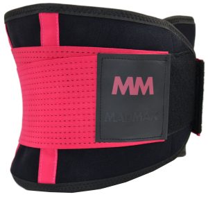 Пояс компресійний MadMax MFA-277 Slimming belt Black/rubine red M - Зображення 7