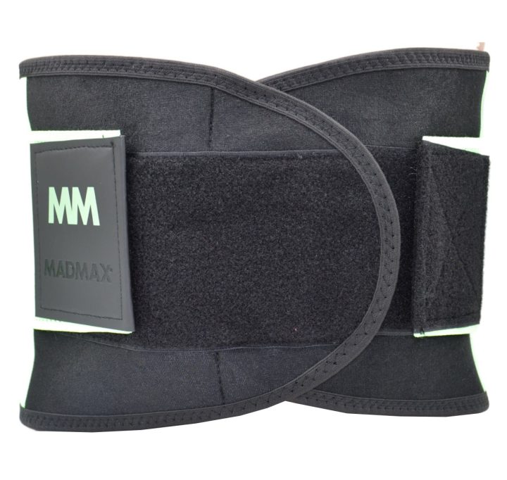 Пояс компресійний MadMax MFA-277 Slimming belt Black/neon green L - Зображення 7
