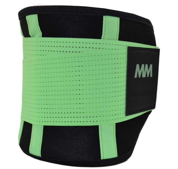 Пояс компресійний MadMax MFA-277 Slimming belt Black/neon green S - Зображення 3