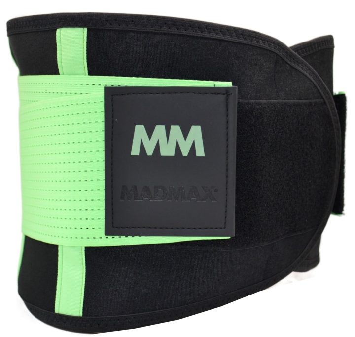 Пояс компресійний MadMax MFA-277 Slimming belt Black/neon green S - Зображення 6