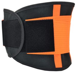 Пояс компресійний MadMax MFA-277 Slimming belt Black/neon orange S - Зображення 4