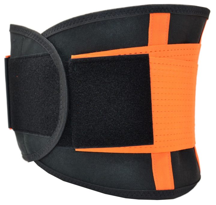 Пояс компресійний MadMax MFA-277 Slimming belt Black/neon orange M - Зображення 7