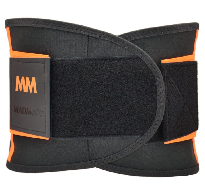 Пояс компресійний MadMax MFA-277 Slimming belt Black/neon orange M - Зображення 8
