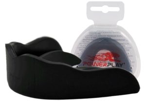 Капа боксерська PowerPlay 3317 SR доросла (вік 11+) чорна - Зображення 1