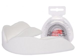 Капа боксерська PowerPlay 3309 SR доросла (вік 11+) біла - Зображення 1