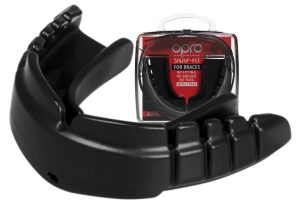 Капа OPRO Snap-Fit Braces під брекети доросла (вік 11+) Black (art.002318001) - Зображення 1