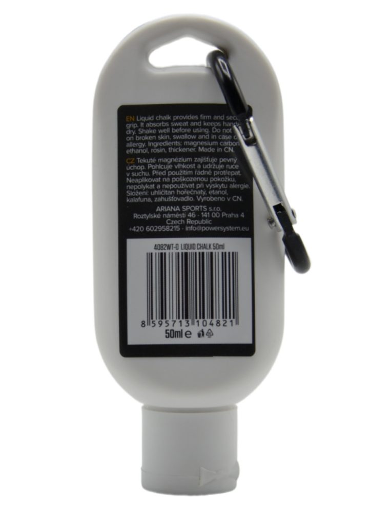 Магнезія спортивна рідка Power System PS-4082 Liquid Chalk 50 мл. - Зображення 10