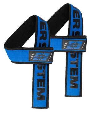 Лямки для тяги Power System PS-3401 Lifting Straps Duplex Black/Blue - Зображення 1