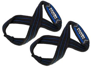 Лямки для тяги (вісмірка) Power System PS-3405 Figure 8 Black/Blue L/XL - Зображення 2