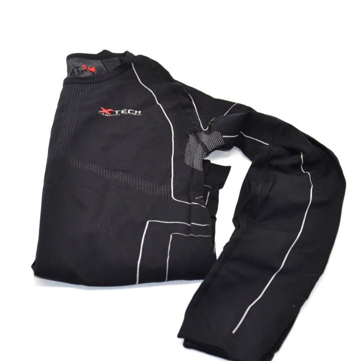 Термокофта (лонгслів) X TECH Maglia Race 3 Munica Lunga giroc Nero XXL/XXXL Чорна - Зображення 9