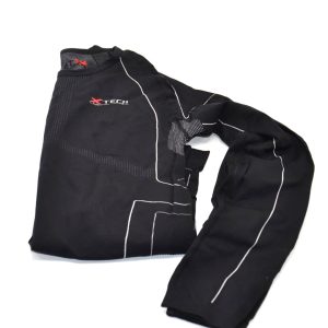 Термокофта з комірцем (лонгслів) X TECH Maglia Race 3 Munica Lunga  lupetto Nero L/XL Чорна - Зображення 8