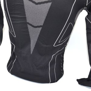 Термокофта (лонгслів) X TECH Maglia Race 3 Munica Lunga  giroc Nero L/XL Чорна - Зображення 9