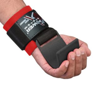Гаки для тяги на зап'ястя Power System PS-3310 Hardcore Hooks Black/Red - Зображення 6