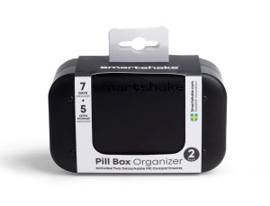 Таблетниця Smartshake Pillbox Organiser 2-pack Black - Зображення 2