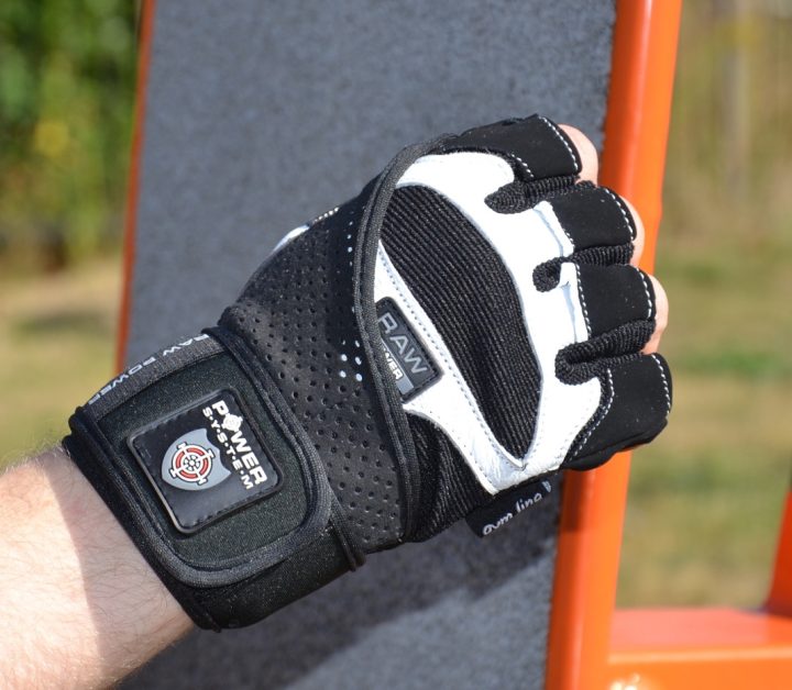 Рукавички для фітнесу Power System PS-2850 Raw Power Black/White XL - Зображення 4