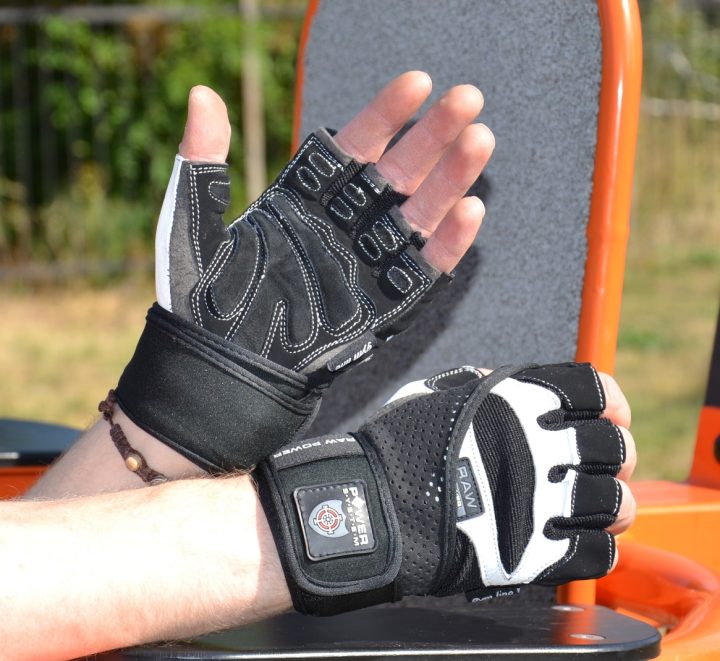 Рукавички для фітнесу Power System PS-2850 Raw Power Black/White XL - Зображення 8