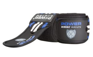 Бинти для зап'ясть (кистьові бинти) Power System PS-3500 Wrist Wraps  Blue/Black  (пара) - Зображення 1