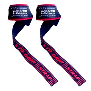 Лямки для тяги Power System PS-3430 XTR-Grip Straps Black/Red - Зображення 4