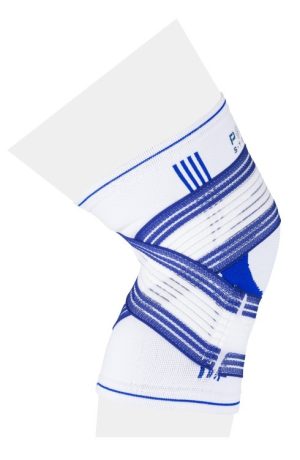 Наколінник Power System PS-6008 Knee Support Pro Blue/White (1шт.) S/M - Зображення 2