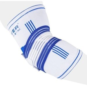 Налокітник Power System PS-6007 Elbow Support Pro White/Blue (1шт.) S/M - Зображення 1