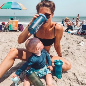 Шейкер спортивний BlenderBottle Pro45 1270ml Ocean Blue - Зображення 6