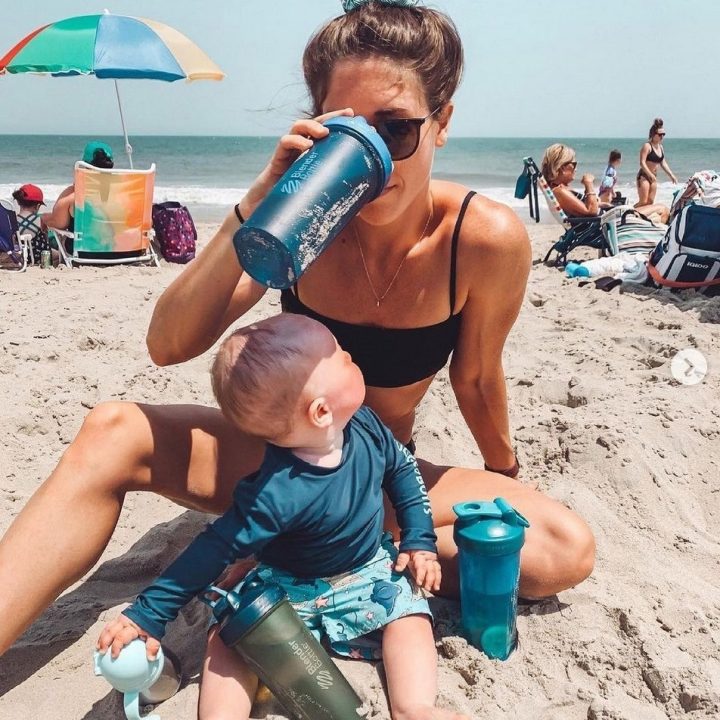 Шейкер спортивний BlenderBottle Pro45 1270ml Ocean Blue - Зображення 6