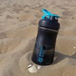 Шейкер спортивний (пляшка) BlenderBottle SportMixer Flip 20oz/590ml Black/Teal - Зображення 9