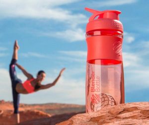 Шейкер спортивний (пляшка) BlenderBottle SportMixer Flip 28oz/820ml Coral - Зображення 10