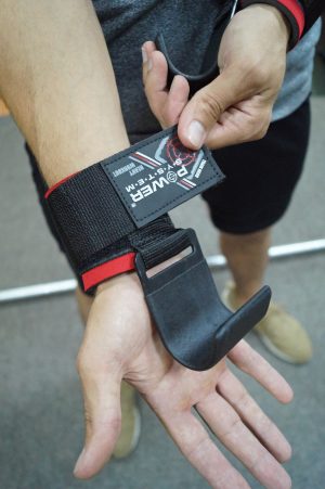 Гаки для тяги на зап'ястя Power System PS-3310 Hardcore Hooks Black/Red - Зображення 9
