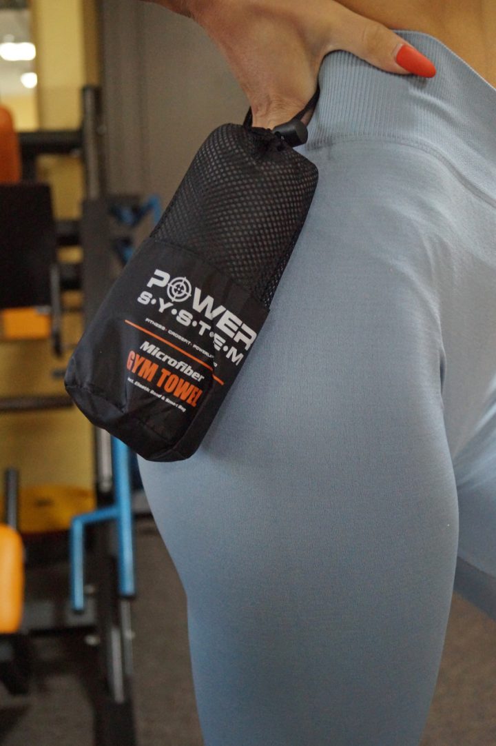 Рушник для фітнесу та спорту Power System PS-7005 Gym Towel (100*50см.) Темно-синій - Зображення 5
