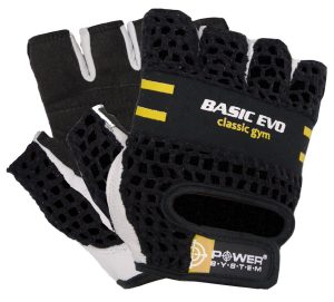 Рукавички для фітнесу Power System PS-2100 Basic EVO Black/Yellow Line XS - Зображення 1