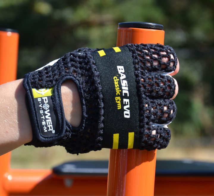 Рукавички для фітнесу Power System PS-2100 Basic EVO Black/Yellow Line M - Зображення 6