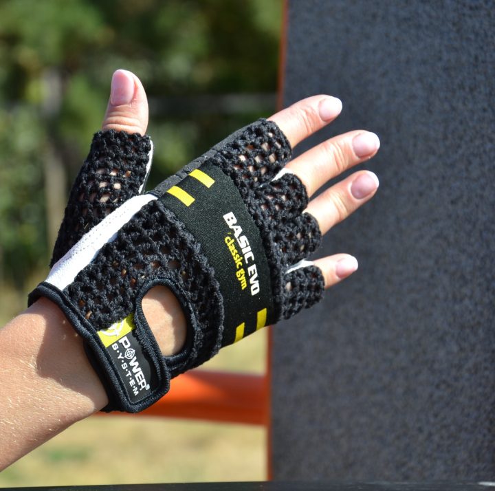 Рукавички для фітнесу Power System PS-2100 Basic EVO Black/Yellow Line M - Зображення 2