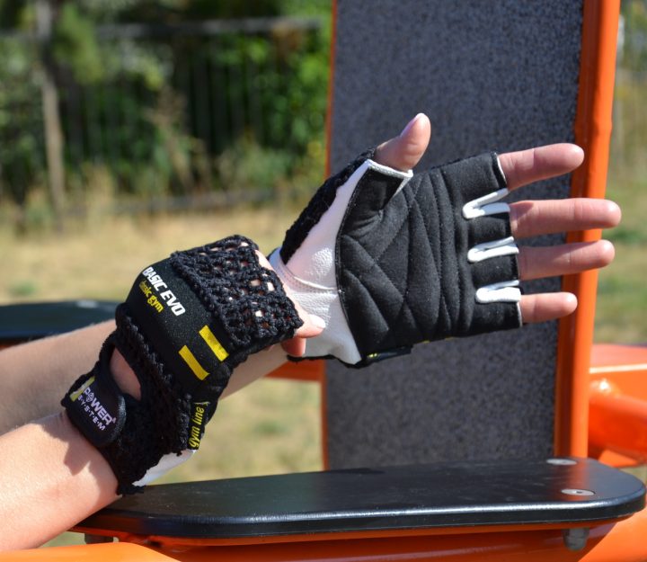 Рукавички для фітнесу Power System PS-2100 Basic EVO Black/Yellow Line M - Зображення 5