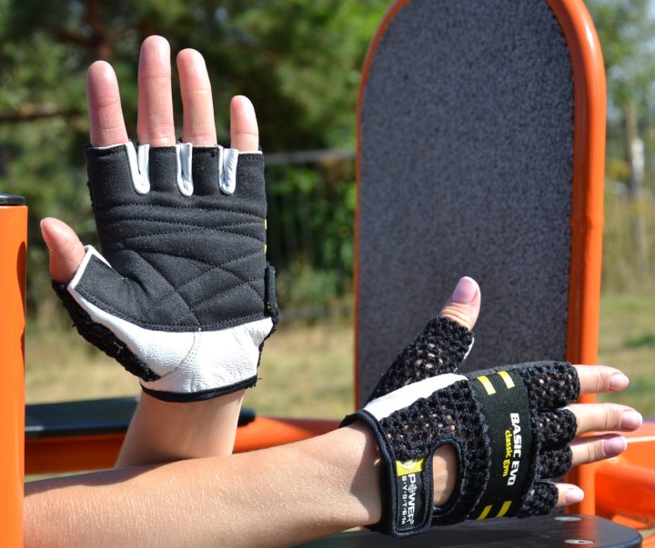 Рукавички для фітнесу Power System PS-2100 Basic EVO Black/Yellow Line S - Зображення 4