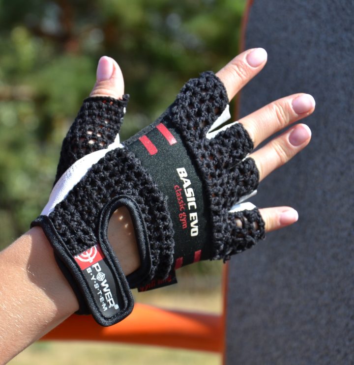 Рукавички для фітнесу Power System PS-2100 Basic EVO Black/Red Line XL - Зображення 2