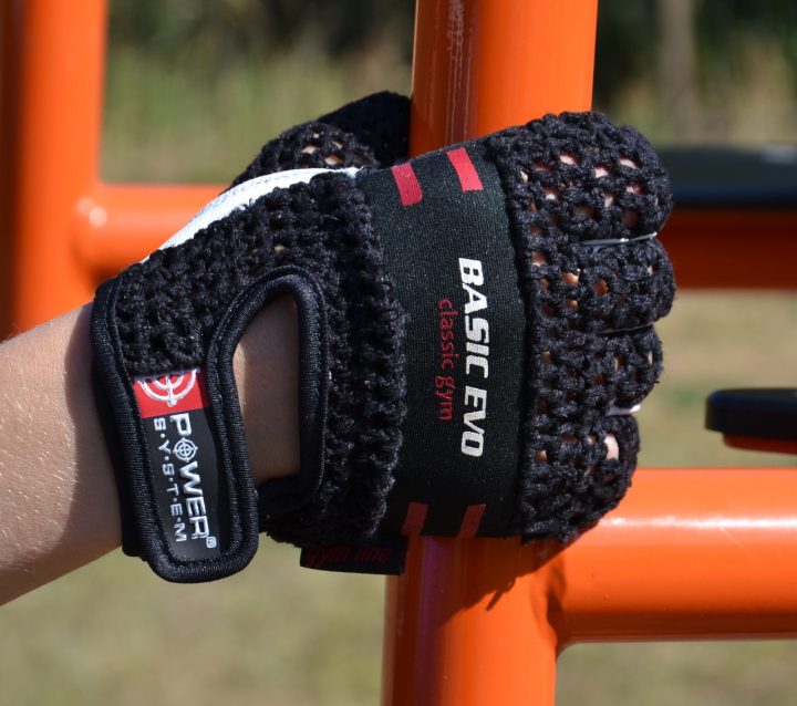 Рукавички для фітнесу Power System PS-2100 Basic EVO Black/Red Line L - Зображення 4