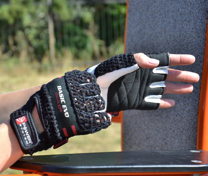 Рукавички для фітнесу Power System PS-2100 Basic EVO Black/Red Line L - Зображення 6