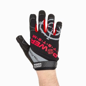 Рукавички для кросфіту з довгим пальцем Power System PS-2860 Cross Power Black/Red XL - Зображення 4