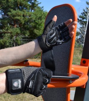 Рукавички для фітнесу Power System PS-2850 Raw Power Black/Grey L - Зображення 5