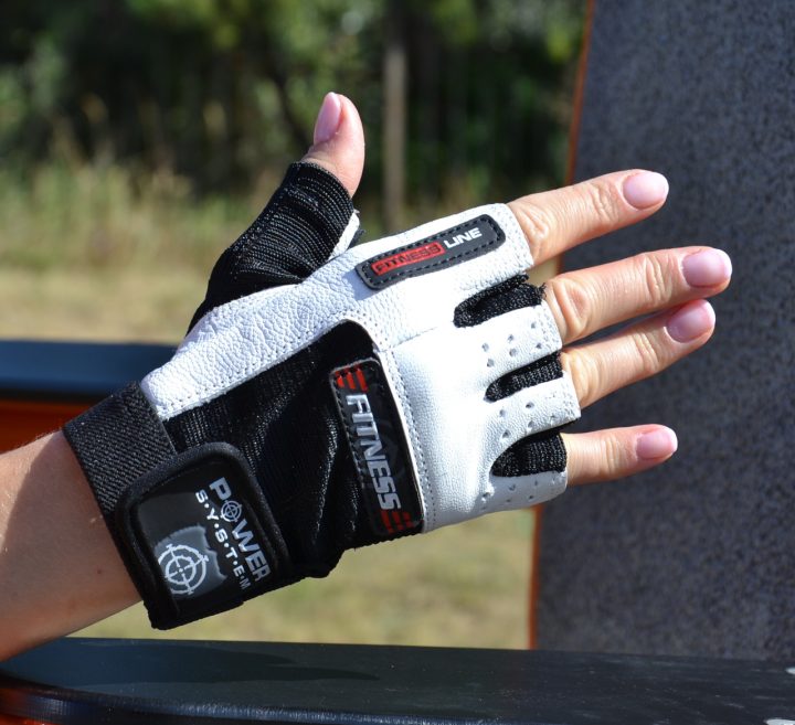 Рукавички для фітнесу Power System PS-2300 Fitness Black/White L - Зображення 4