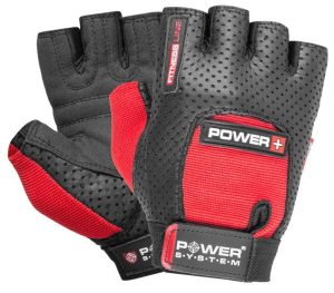 Рукавички для фітнесу Power System PS-2500 Power Plus Black/Red S - Зображення 1