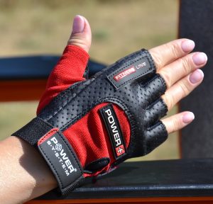Рукавички для фітнесу Power System PS-2500 Power Plus Black/Red S - Зображення 5