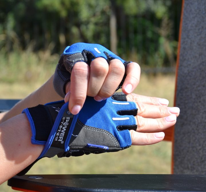 Рукавички для фітнесу Power System PS-2570 Woman’s Power жіночі Blue S - Зображення 9