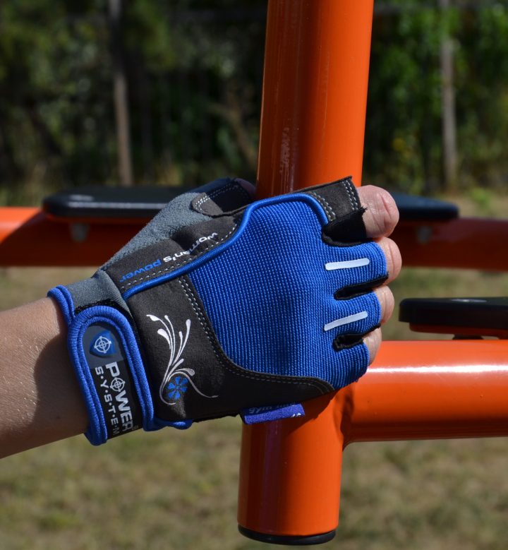 Рукавички для фітнесу Power System PS-2570 Woman’s Power жіночі Blue XS - Зображення 7