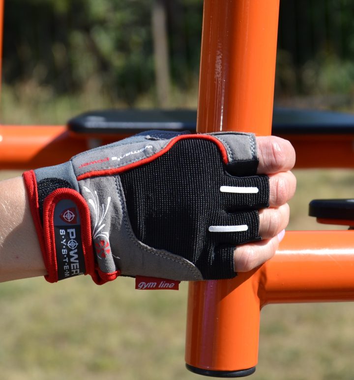 Рукавички для фітнесу Power System PS-2570 Woman’s Power жіночі Black/Red XS - Зображення 8