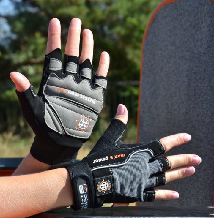 Рукавички для фітнесу Power System PS-2580 Man’s Power Black/Grey XL - Зображення 7