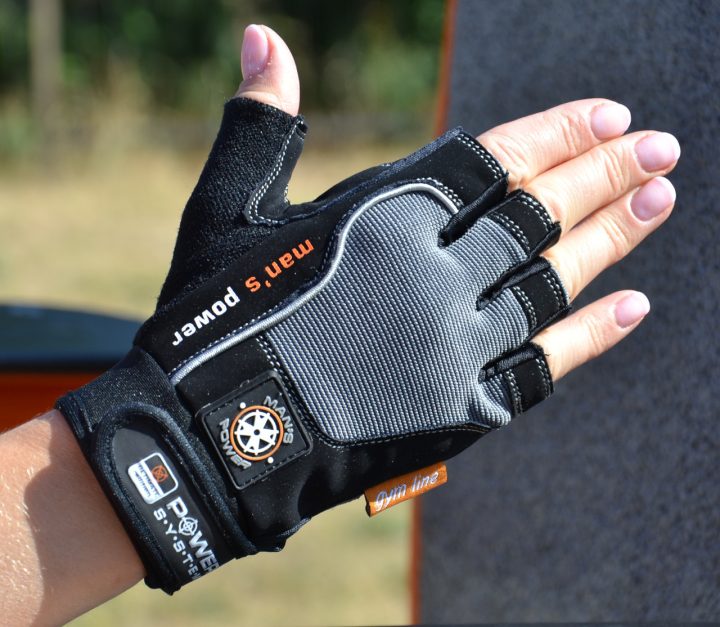 Рукавички для фітнесу Power System PS-2580 Man’s Power Black/Grey L - Зображення 5