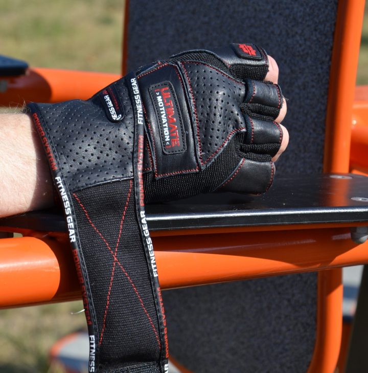 Рукавички для фітнесу Power System PS-2810 Ultimate Motivation Black/Red Line L - Зображення 7