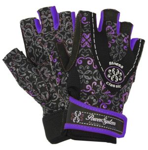Рукавички для фітнесу Power System PS-2910 Classy Жіночі Purple M - Зображення 1